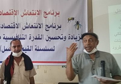 بتمويل أمريكي.. تعزيز خبرات النحالين في ردفان