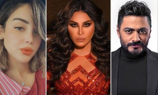 تعرف على رسالة تامر حسني لأحلام بعد تدخلها للصلح بينه وبين زوجته