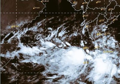 رصد اضطراب مداري شرق بحر العرب