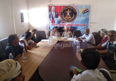 "انتقالي أبين" يقر خطة مديرية خنفر لتحسين الخدمات