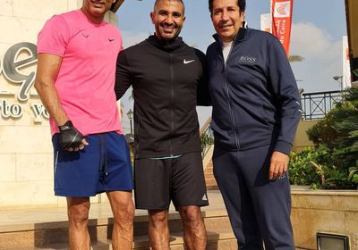 هاني رمزي بصحبة أحمد وعمرو سعد في ظهور جديد