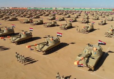 الجيش المصري يجري تدريبات عسكرية بالمنطقة الجنوبية