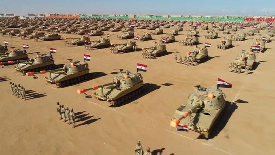 الجيش المصري يجري تدريبات عسكرية بالمنطقة الجنوبية