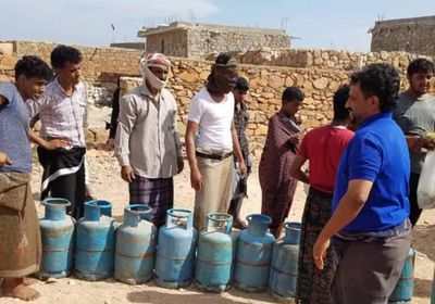 بدعم إماراتي.. وصول أسطوانات غاز منزلي لمركزين بحديبو