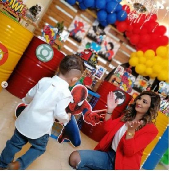 بالصور.. رويدا عطية تحتفل بعيد ميلاد نجلها "زين"