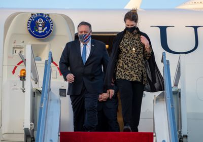  بومبيو من الإمارات: أحرزنا تقدمًا كبيرًا في تعزيز السلام بالشرق الأوسط