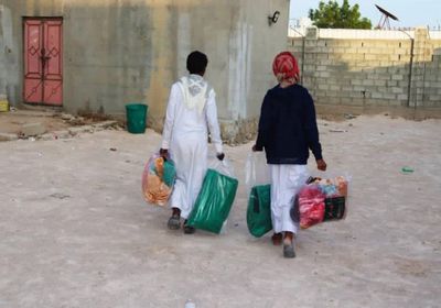حقائب شتوية سعودية لـ230 أسرة بشبوة