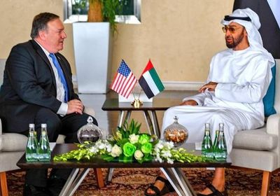  وزير الخارجية الأمريكي يُعرب عن سعادته بلقاء بن زايد