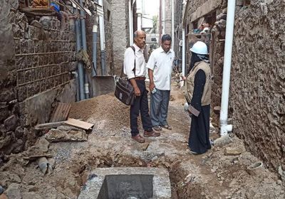 منيعم يزور موقع مشروع الممرات الخلفية بصيرة