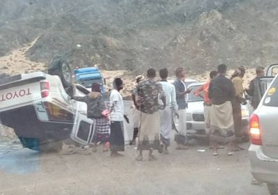 حادث مروري على خط المكلا &ndash; عدن