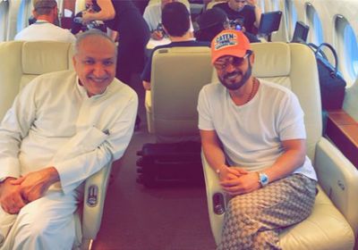 ماجد المهندس يحتفل بعيد ميلاد سالم الهندي