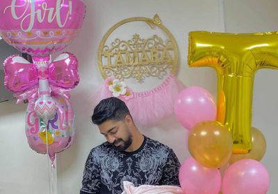 مينا عطا يستقبل طفلته الأولى "تمارا"