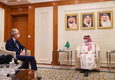 وزير الخارجية السعودي يستقبل المبعوث الأممي الخاص بسوريا
