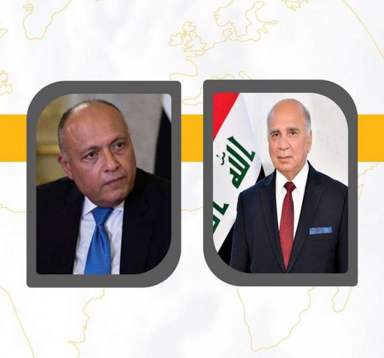 وزير الخارجيّة العراقي ونظيره المصريّ يبحثان سبل العلاقات الثنائية 