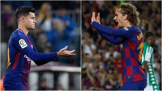 كوتينيو وجريزمان مطروحان للبيع في الشتاء !