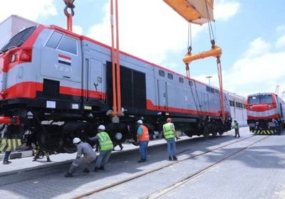  مصر تتسلم دفعة جديدة من عربات القطار الروسي