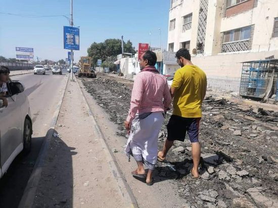 انطلاق مشروع تأهيل طرق خورمكسر