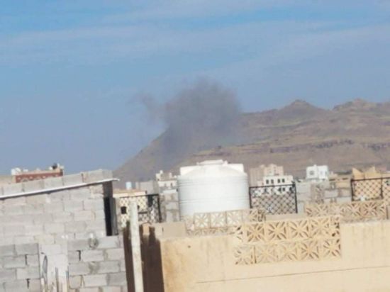 التحالف يدك منصة صواريخ في صنعاء