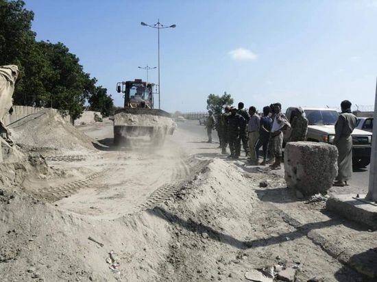 فتح الطريق العام أمام معسكر الصولبان بعدن