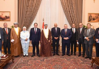 رئيس البرلمان العربي يلتقي رئيس مجلس النواب المصري