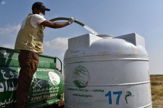 "سلمان للإغاثة" يزود حجة بـ 1.4 مليون لتر مياه