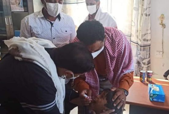 حملة تحصين ضد شلل الأطفال في سقطرى