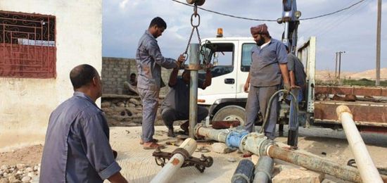 إنزال بئر جديدة في حقل حصيحصة بساحل حضرموت (صور)