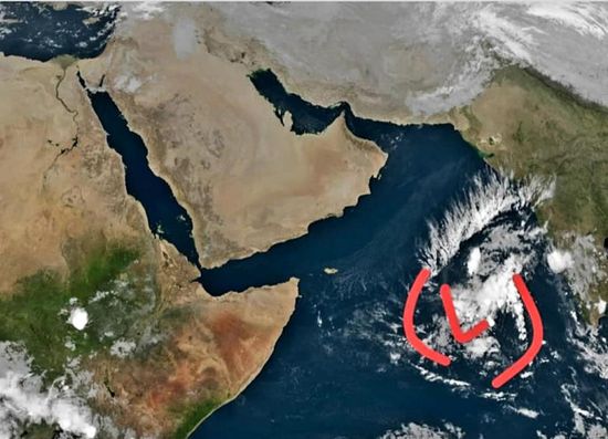 تأثيرات العاصفة بوريفي تصل سقطرى الأسبوع المقبل