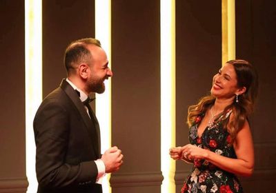 بالصور.. ريا أبي راشد تصور برنامجًا جديدًا خلال تواجدها بمهرجان القاهرة السينمائي