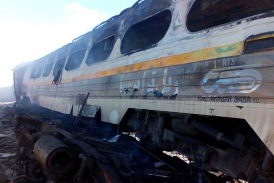 مصر.. حادث قطار يسفر عن إصابة 25 شخصًا