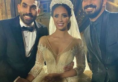 مينا عطا يهنئ رنا سماحة وسامر أبو طالب على زواجهما
