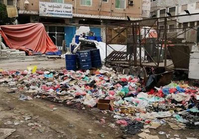 تخوفات من انتشار الأمراض بالشيخ عثمان بسبب القمامة