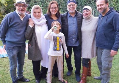 ريهام عبدالغفور رفقة عائلتها في أحدث ظهور لها