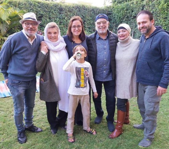 ريهام عبدالغفور رفقة عائلتها في أحدث ظهور لها