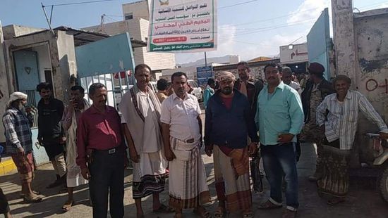 افتتاح مخيم العيون الطبي في مستشفى ردفان