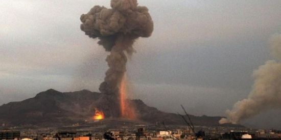 انفجار طائرة مفخخة في خبراء إيرانيين بصنعاء