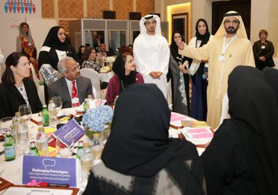  بن راشد: الإمارات بالمرتبة 18 في المساواة بين الجنسين