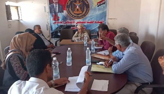 انتقالي أبين يبحث آخر المستجدات على الساحة الجنوبية