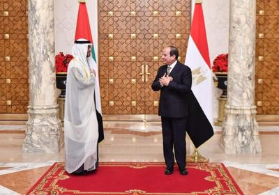 السيسي عن زيارة بن زايد: نمضي بمختلف القضايا معا