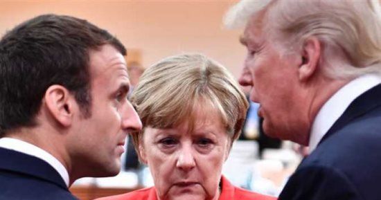 ترامب وميركل وعشرات القادة يطمئنون على ماكرون