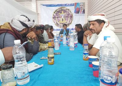 انتقالي الصعيد بشبوة يبحث آخر المستجدات في المديرية