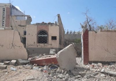 تضرر مساكن بقصف مدفعية الهاون الحوثية على مدينة الحديدة