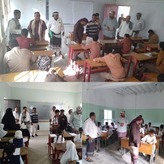 بجولة ميدانية.. " انتقالي المحفد" يرصد سير الامتحانات في المدارس