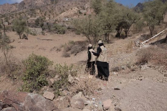 يونيسيف توعي سكان الضالع بأهمية لقاح الكوليرا