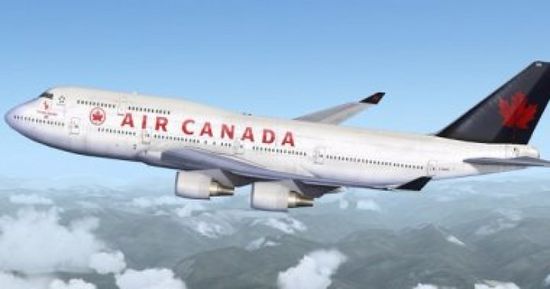 كندا تعلق الرحلات الجوية من بريطانيا 