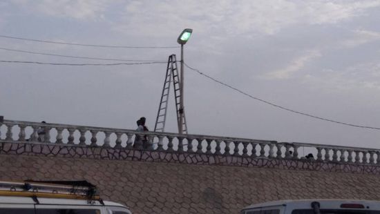 مشروع لإنارة شوارع بويش في المكلا