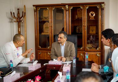 لملس يطلع على مستجدات مشروع تطوير مرافق مياه عدن