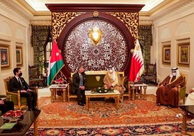 العاهل البحريني وملك الأردن يبحثان سبل تعزيز العلاقات الثنائية
