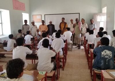 "انتقالي تريم" يرصد استعدادات المدارس لامتحانات الفصل الأول