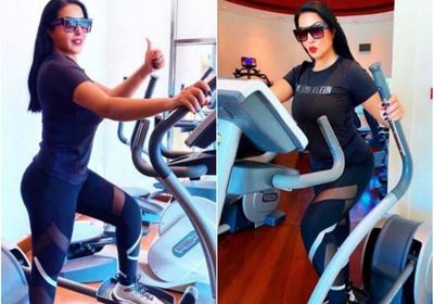 سمية الخشاب تمارس التمارين الرياضية في أحدث ظهور لها (فيديو)